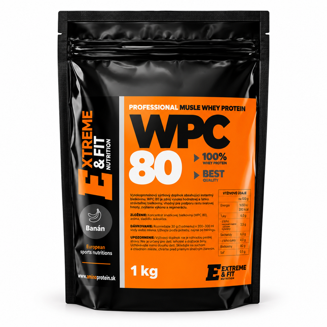 EXTREME & FIT NUTRITION - WPC 80 - 1000G